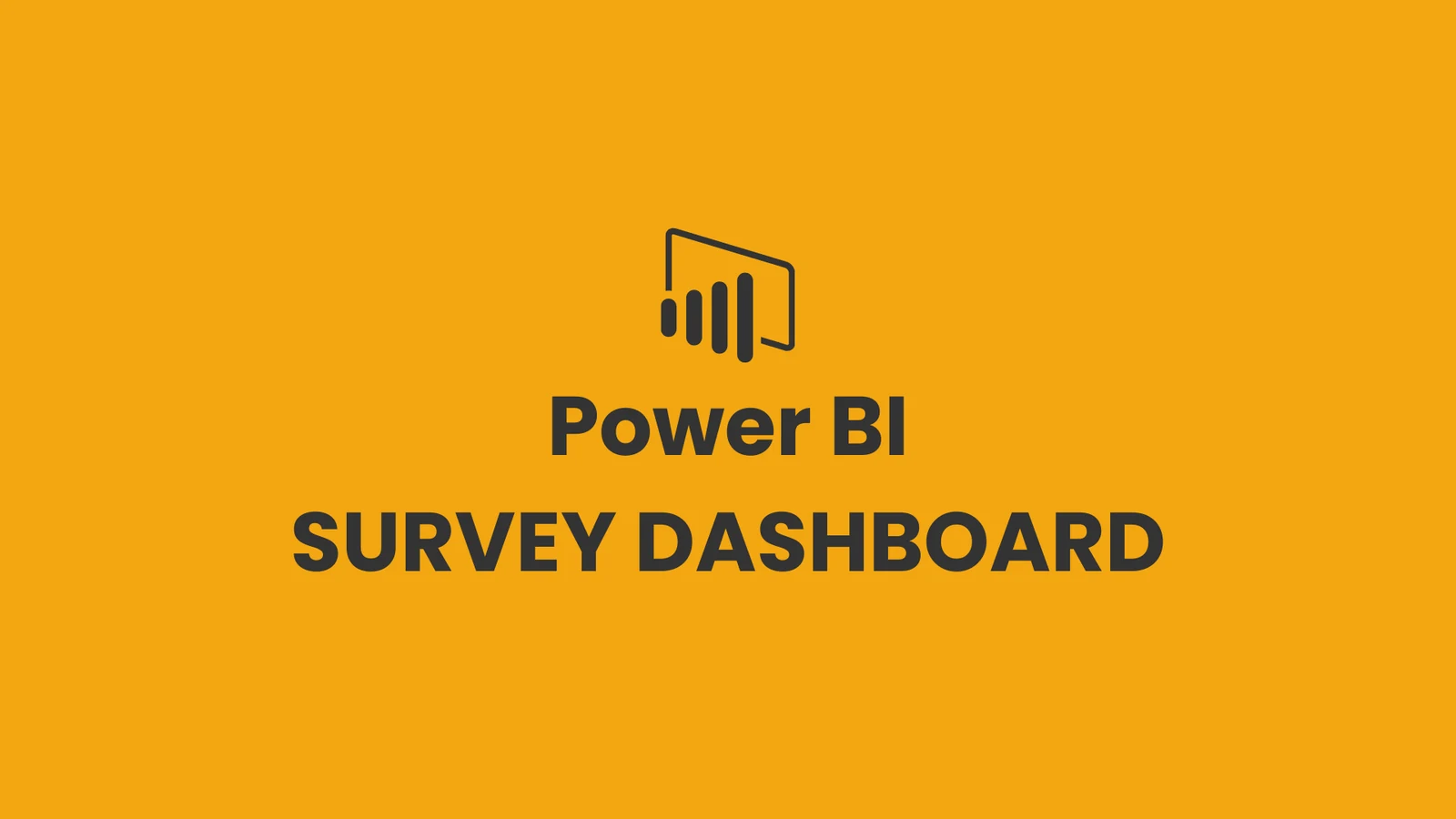 Power BI Survey Dashboard